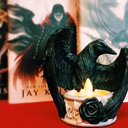 Raven T-Light Candle Holder