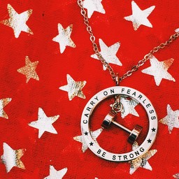 Fearless Dumbbell Necklace