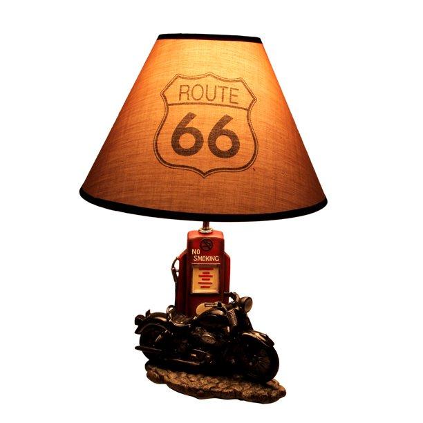 Route 66 Motorcycle Lamp