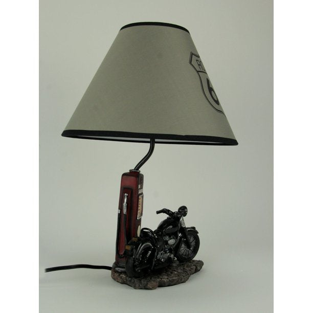 Route 66 Motorcycle Lamp