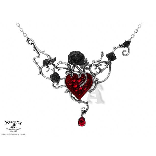 Bed Of Blood-Roses Necklace