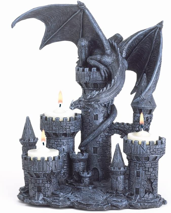 Dragon Castle Candle Holder