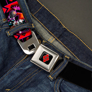 Harley Quinn Bombs Seatbelt Belt