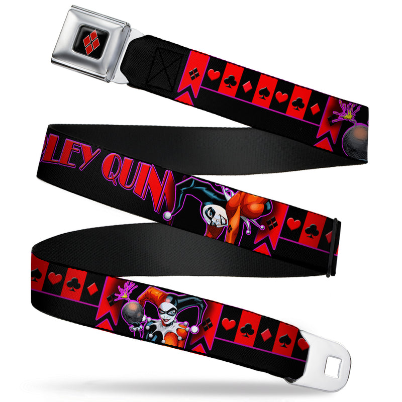 Harley Quinn Bombs Seatbelt Belt