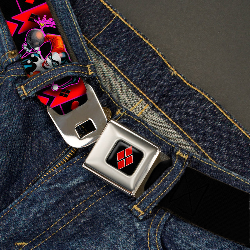 Harley Quinn Bombs Seatbelt Belt