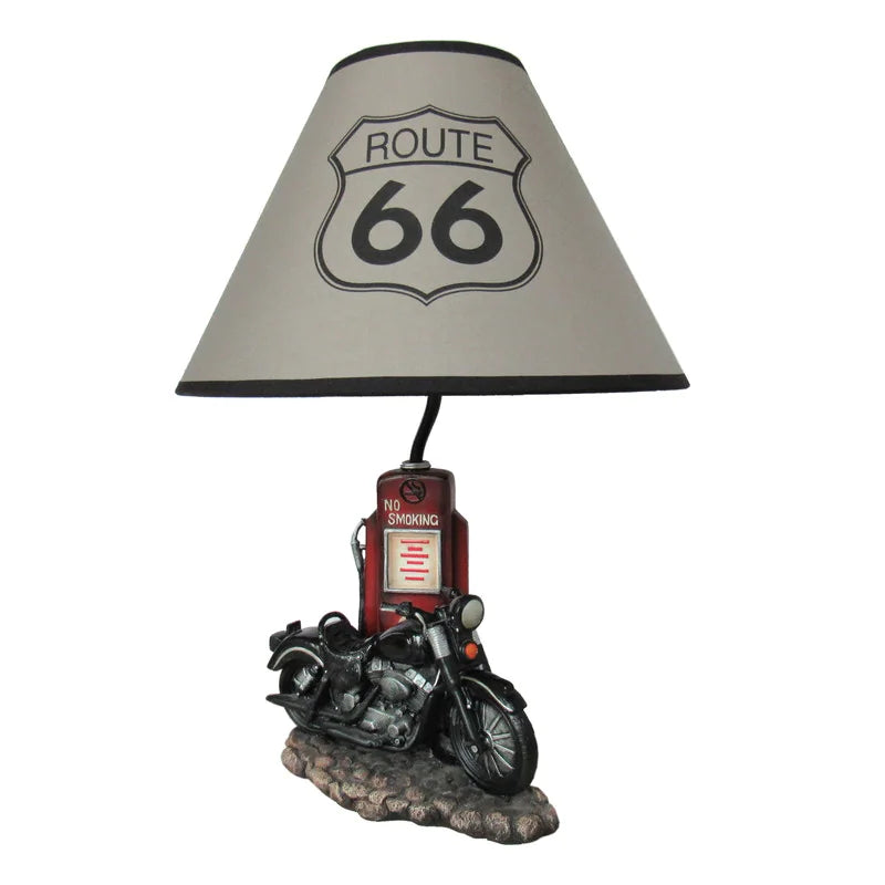 Route 66 Motorcycle Lamp