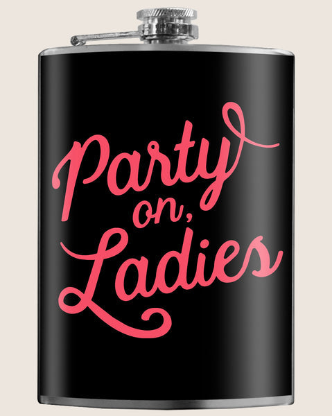 Party On Ladies Flask