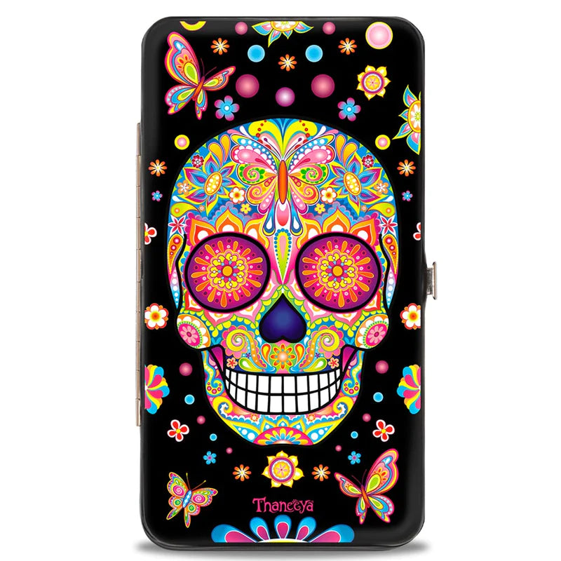 Sugar Skull Hinged Wallet