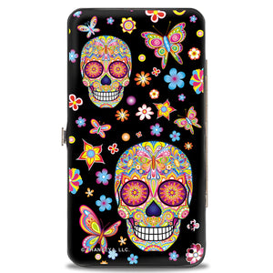 Sugar Skull Hinged Wallet