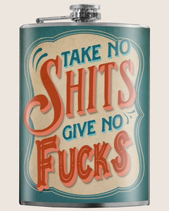 Take No Shits Flask