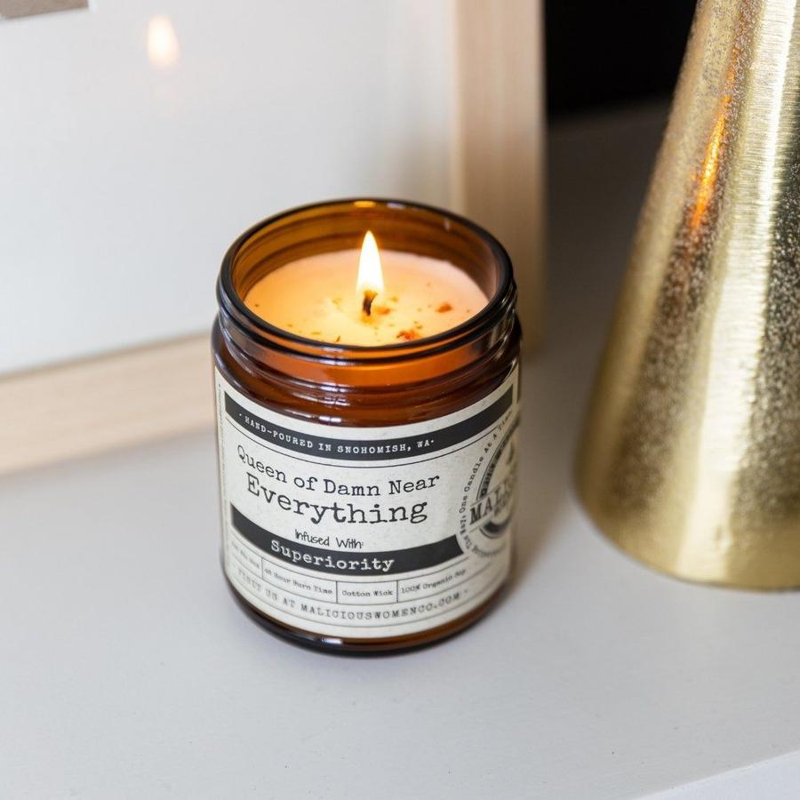Queen of Damn Near Everything Candle
