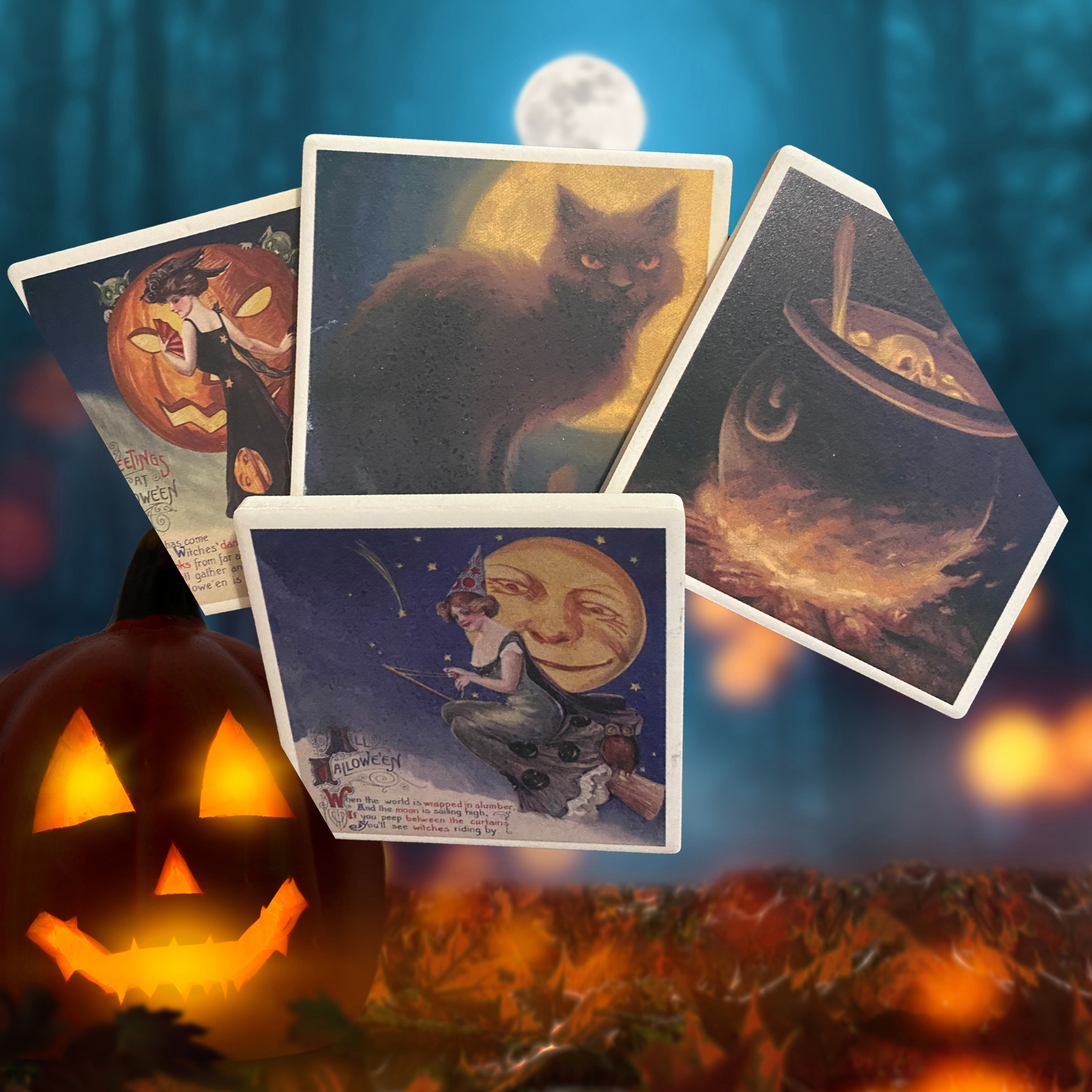 Witch Coaster Set
