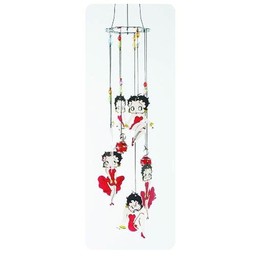 Betty Boop Red Dress Metal Wind Chimes