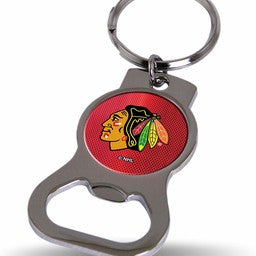 Blackhawks Bottle Opener Keychain