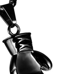 Black Boxing Glove Pendant w/Chain