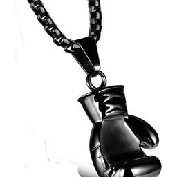 Black Boxing Glove Pendant w/Chain
