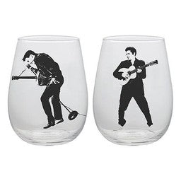 Elvis Dancing Glass Tumblers