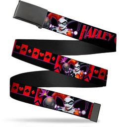 Harley Quinn Bombs Seatbelt Belt