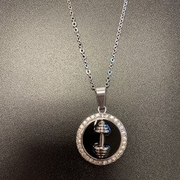 Dumbbell Circle Necklace