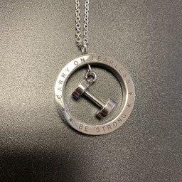Fearless Dumbbell Necklace