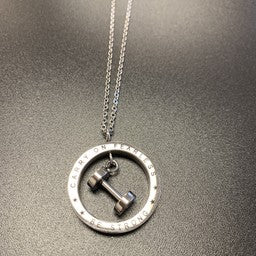 Fearless Dumbbell Necklace