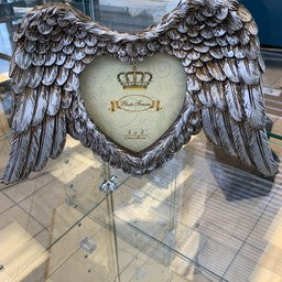 Winged Down Heart Photo Frame