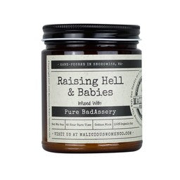 Raising Hell & Babies Candle