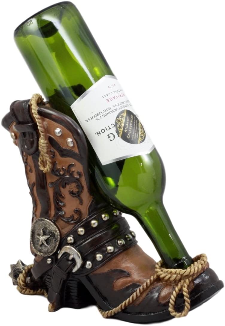 Cowboy Boot Wine Holder